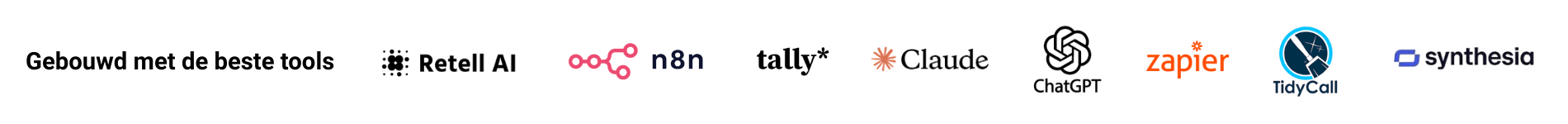 Tools waar we mee bouwen